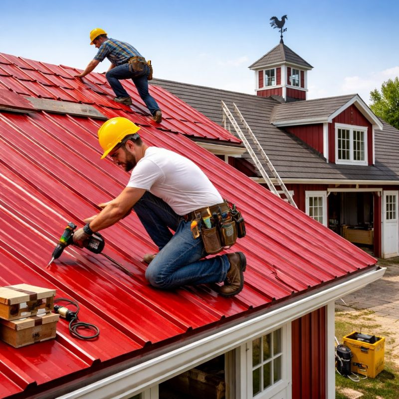 Barn Roof Construction in Naperville, IL