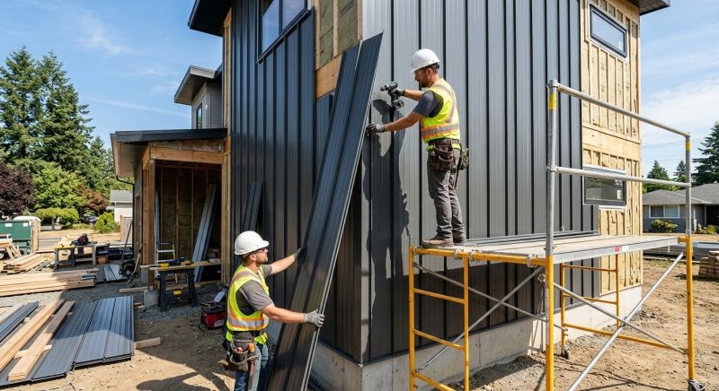 Corrugated Siding Installation in Stamford, CT