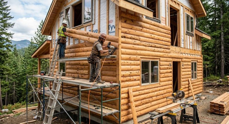 Log Siding Replacement in Boston, MA