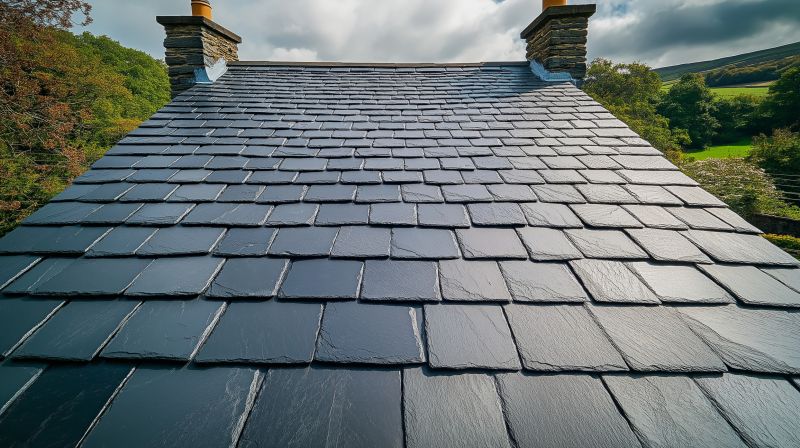 Slate Roof in Spring